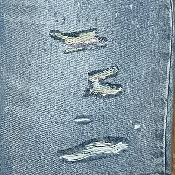 NEW OLD NAVY Men's Loose Rainbow Cut-Off Jean Shorts Pride 10" inseam sz 31 - Picture 11 of 17